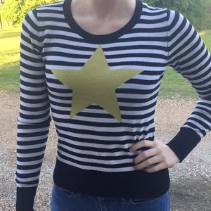 Star striped long sleeve shirt